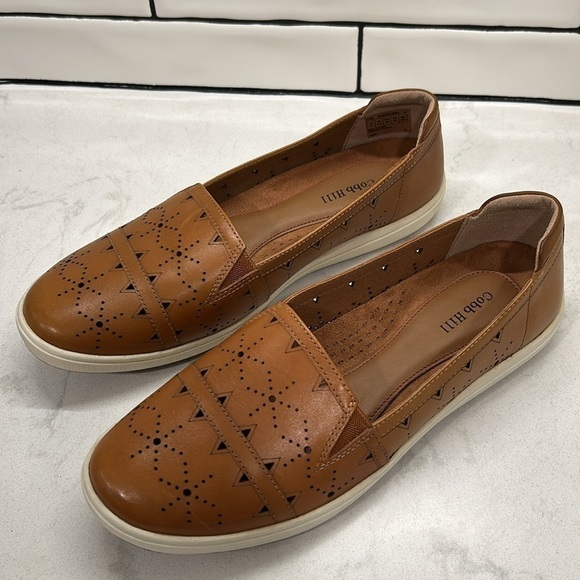 NEW COBB HILL Bailee Slip On Leather Tan - Picture 15 of 16